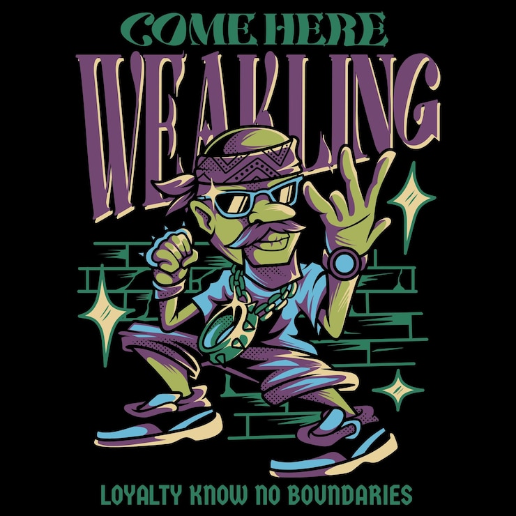 Vecteur illustration des personnages de la série elder master fighter gang et mafia
