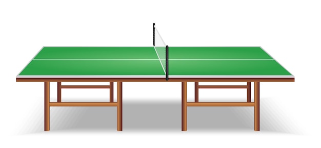 Illustration De Ping Pong Tennis De Table Isolé