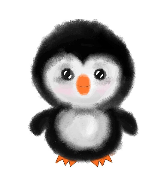 Illustration de pingouin mignon