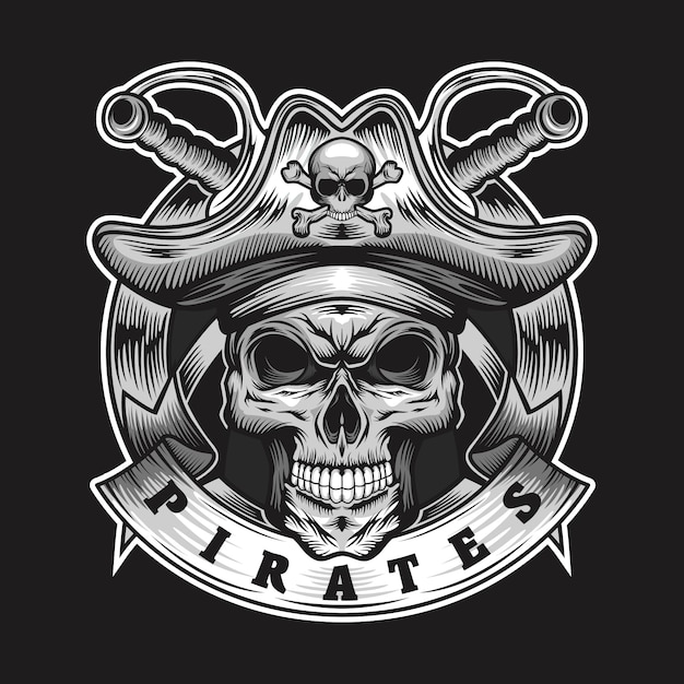 Illustration De Pirates De Crâne