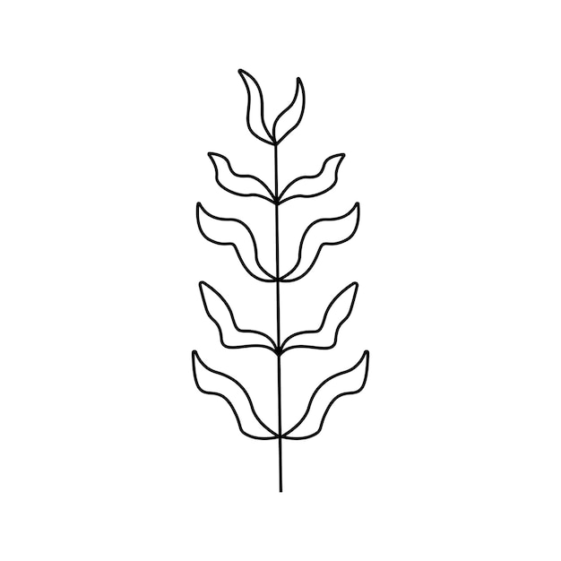 Illustration De Plante Dessinée à La Main