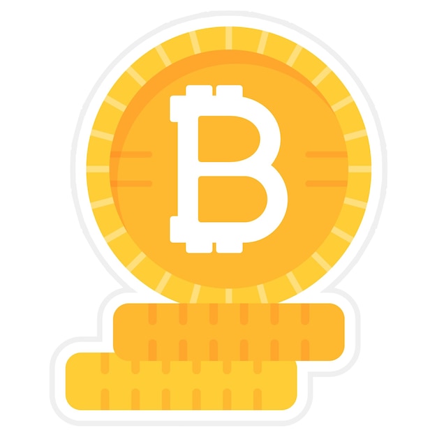 Illustration plate de la crypto-monnaie