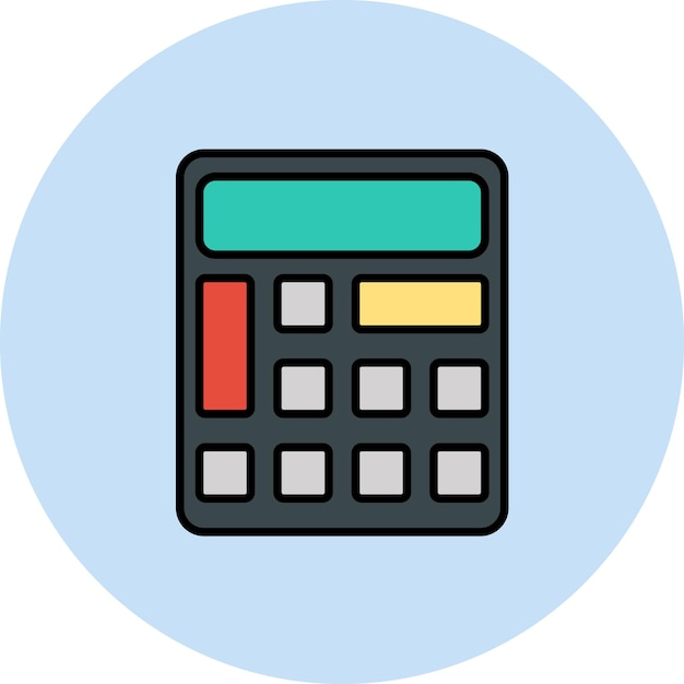 Illustration plate du calculateur