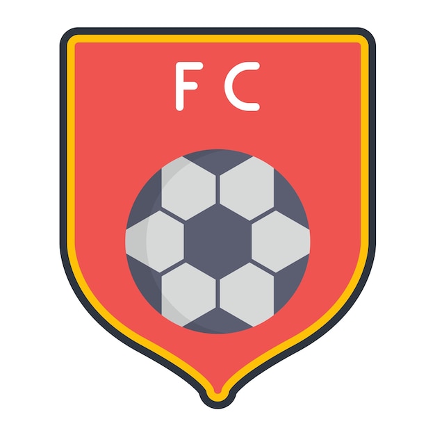 Illustration Plate Du Club De Football