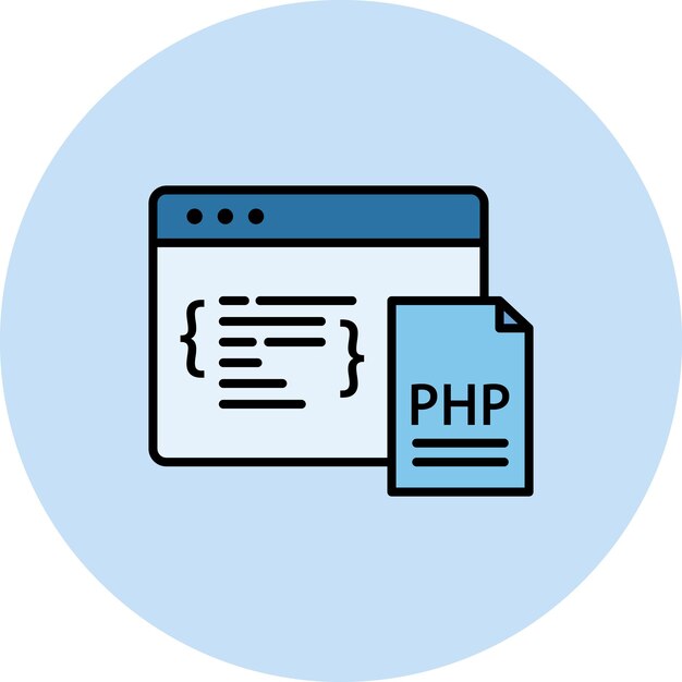 Illustration plate du codage PHP