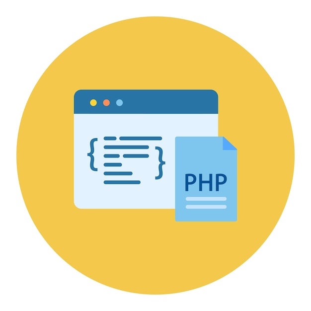 Illustration plate du codage PHP