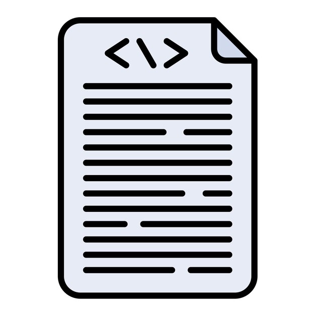 Illustration plate du code source