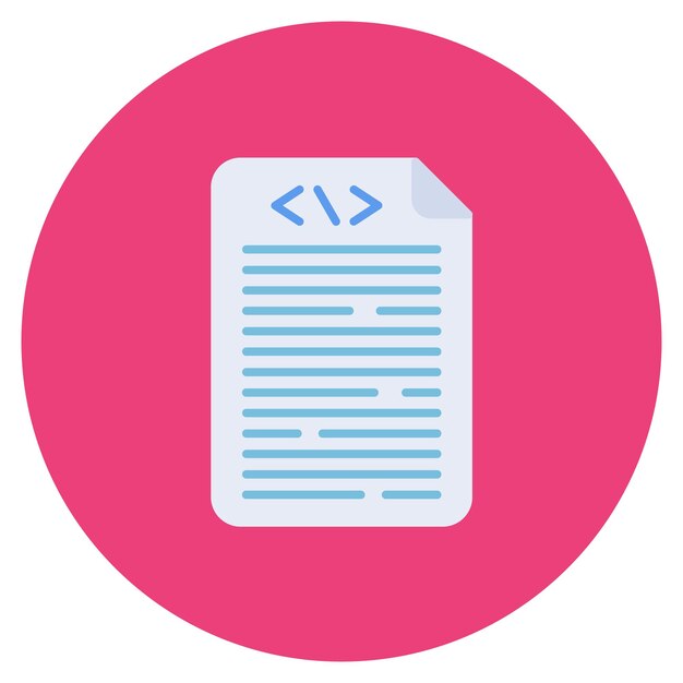 Illustration plate du code source