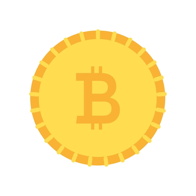 illustration plate icône bitcoin