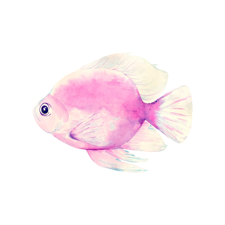 Vecteur illustration de poisson. thème marin.
