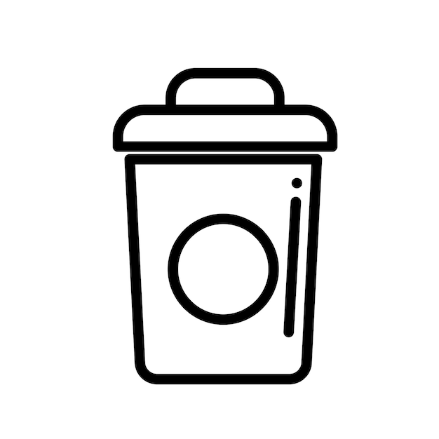 Illustration de poubelle