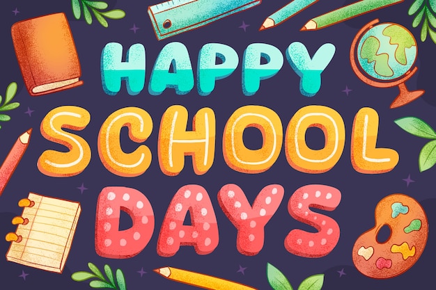 Illustration pour la saison de la rentrée scolaire
