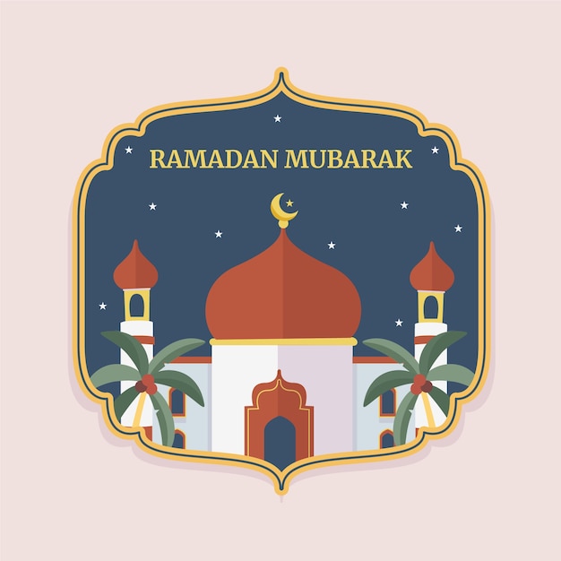 Illustration De Ramadan Plat