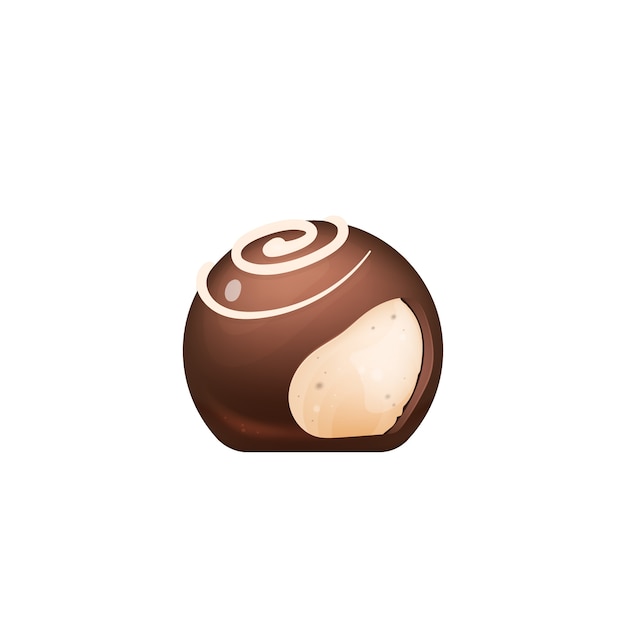 illustration réaliste de confiserie de sucre