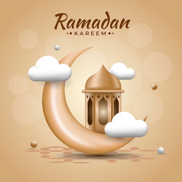 Illustration Réaliste Du Ramadan