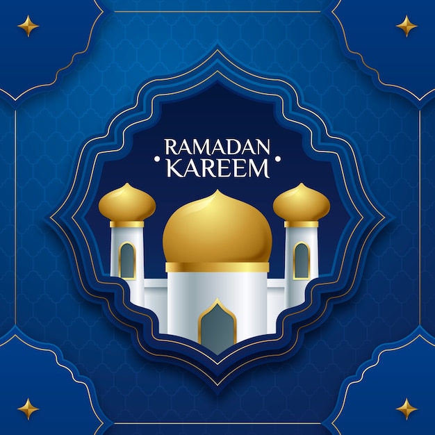 Vecteur illustration réaliste du ramadan