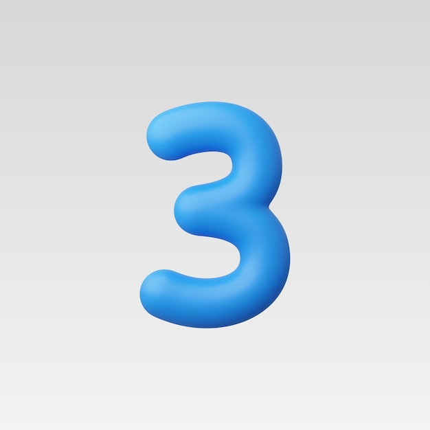 Illustration réaliste du vecteur numéro 3