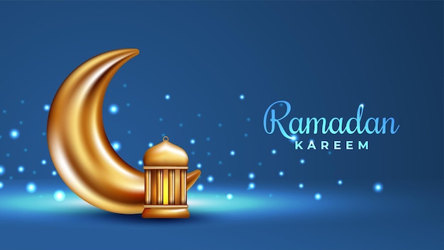 Illustration Réaliste De Ramadan Kareem En Trois Dimensions