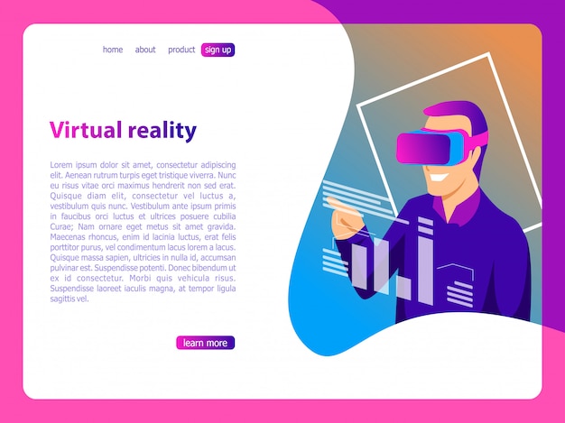 Illustration De Réalité Virtuelle