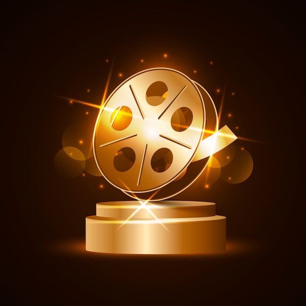 Illustration de récompenses de films réalistes