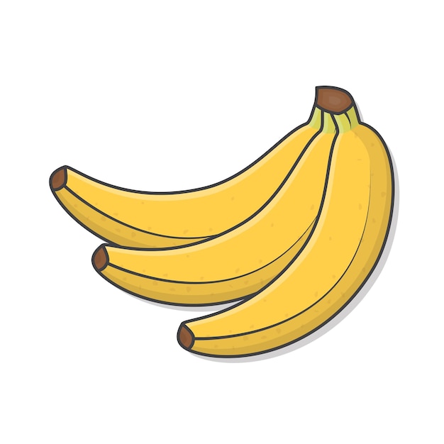 Vecteur illustration de régime de banane.