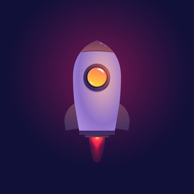 Vecteur illustration rocket