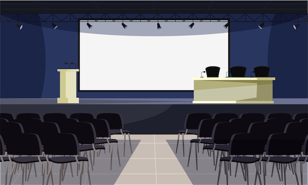 Illustration de la salle de conférence vide