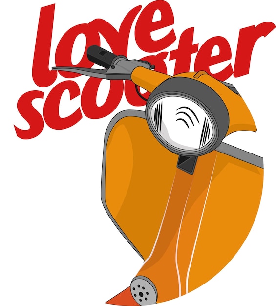 Illustration de scooter