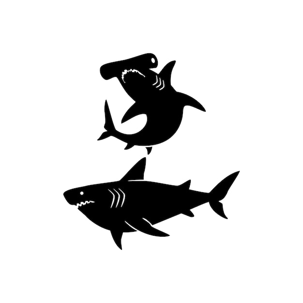 Illustration de silhouette d'animal dessinée à la main