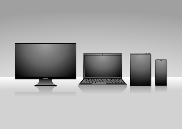 Illustration simple _ dispositif noir
