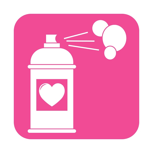 Illustration simple de l'icône du cœur pour la Saint-Valentin