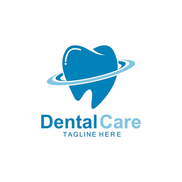 Illustration Simple D'icône De Vecteur De Logo De Soins Dentaires