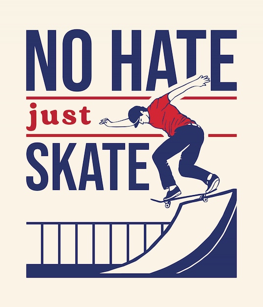 Illustration De Skateur