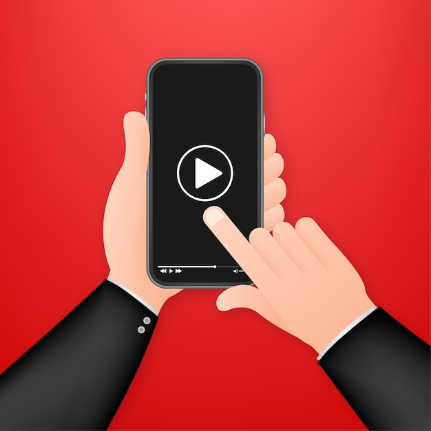 Illustration de smartphone vidéo