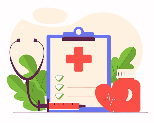 Illustration des soins de santé médicaux