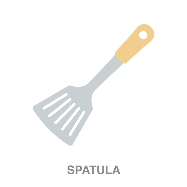 Illustration de la spatule sur fond transparent