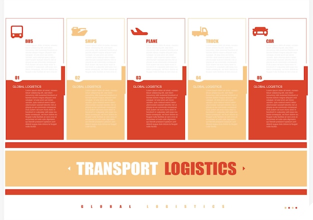Illustration De Stock De Transport Mondial Transport De Marchandises, Camion, Voiture, Icônes, Avion, Autobus