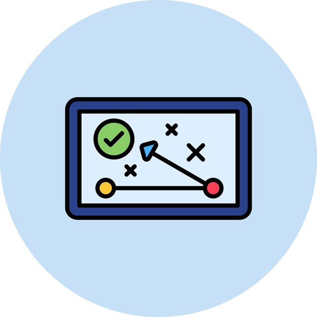 Illustration de la stratégie à plat