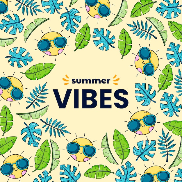 Vecteur illustration de summer vibes