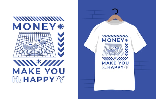 Illustration De T-shirt Streetwear Graphic Design Abstract Ou Money