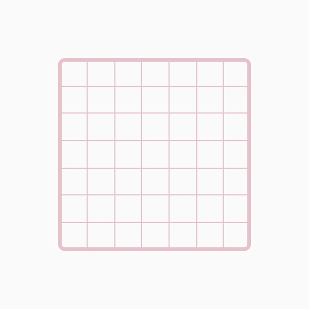 Une illustration de tableau mémo grille rose