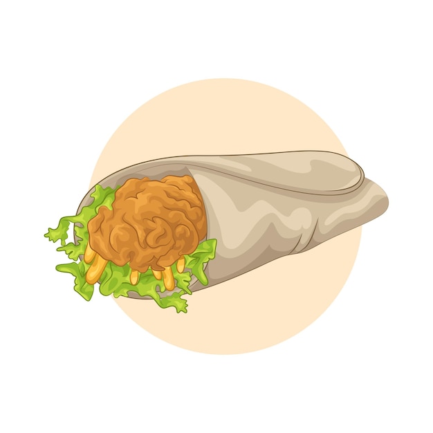 Vecteur illustration de tacos