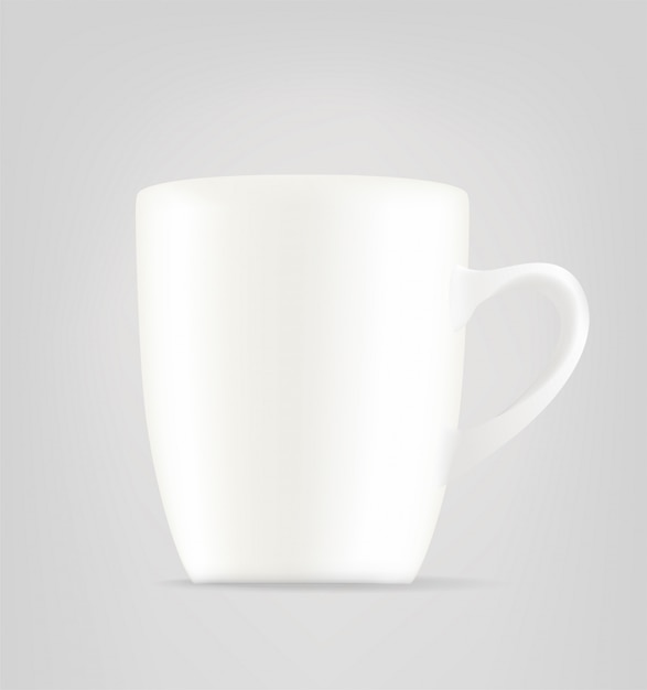 Illustration De Tasse En Céramique Blanche