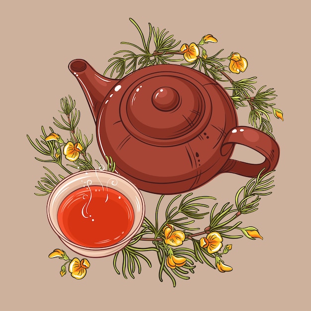 Illustration De Thé Rooibos