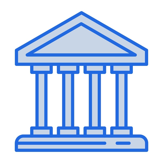 Illustration de la tonalité bleue de l'Acropole