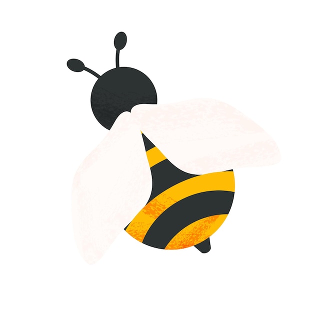 Vecteur illustration vectorielle d'une abeille