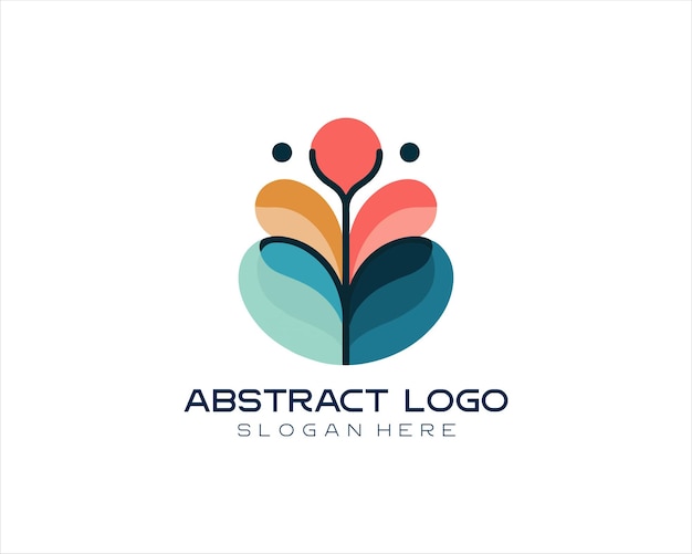 Illustration vectorielle abstraite de la conception du logo