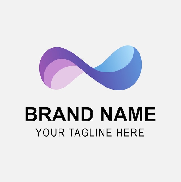 Une illustration vectorielle abstraite de la conception du logo