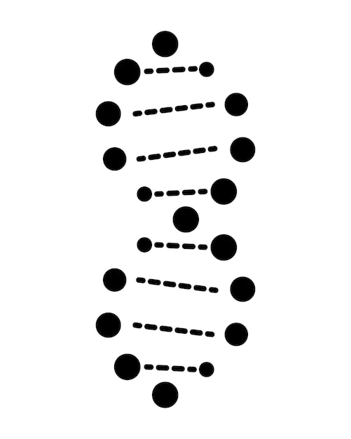 Illustration Vectorielle De L'adn