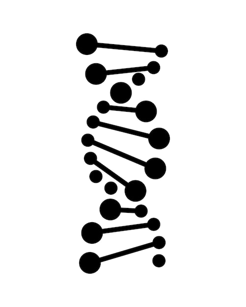 Illustration Vectorielle De L'adn